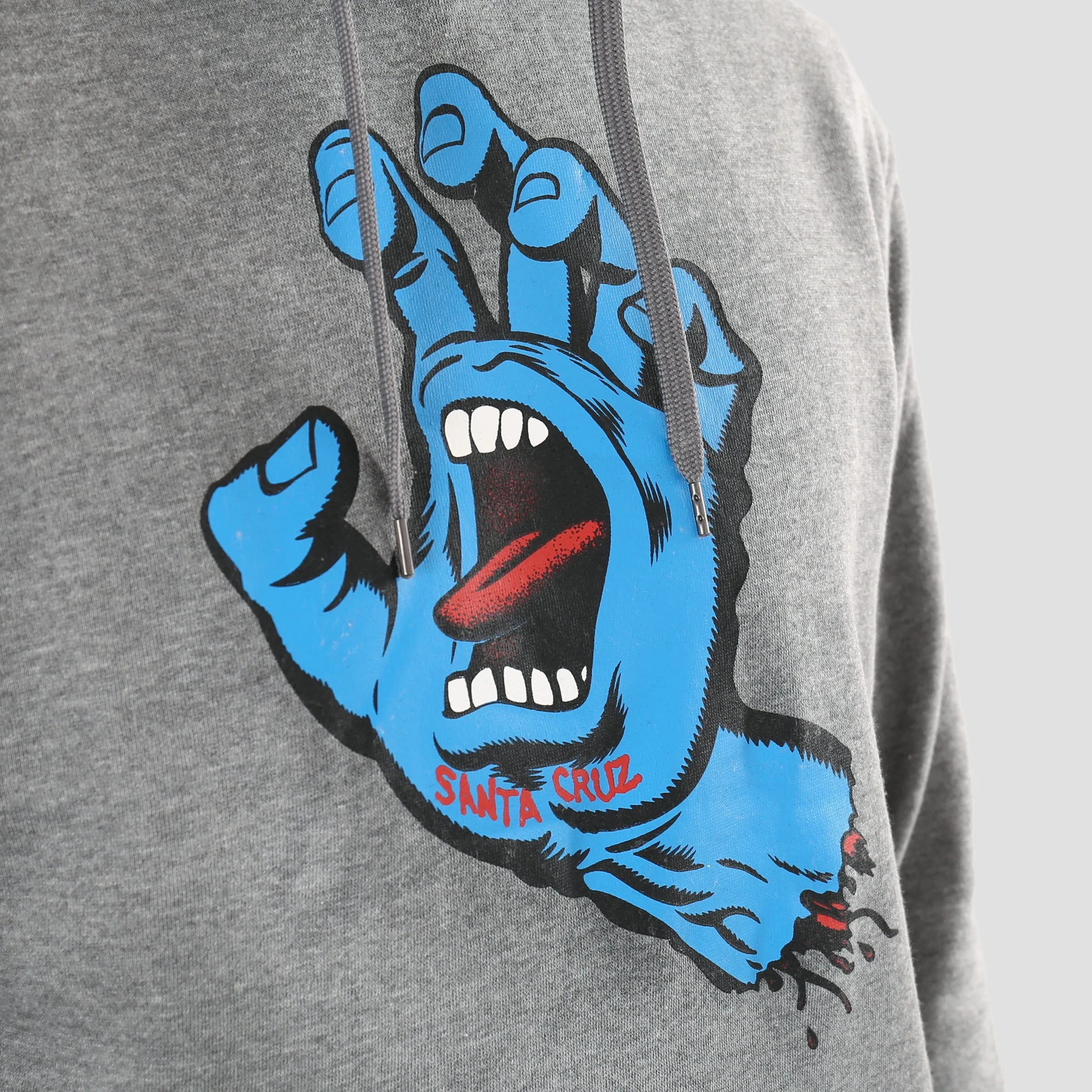 Santa Cruz Screaming Hand Hood Dark Heather from Slam City Skates London UK