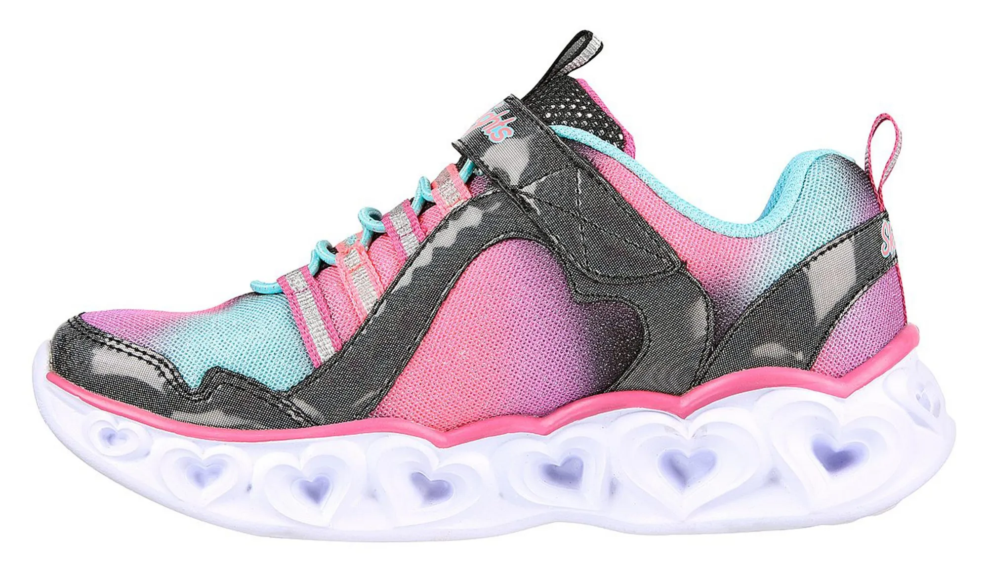 Skechers S Lights: Heart Lights - Rainbow Lux