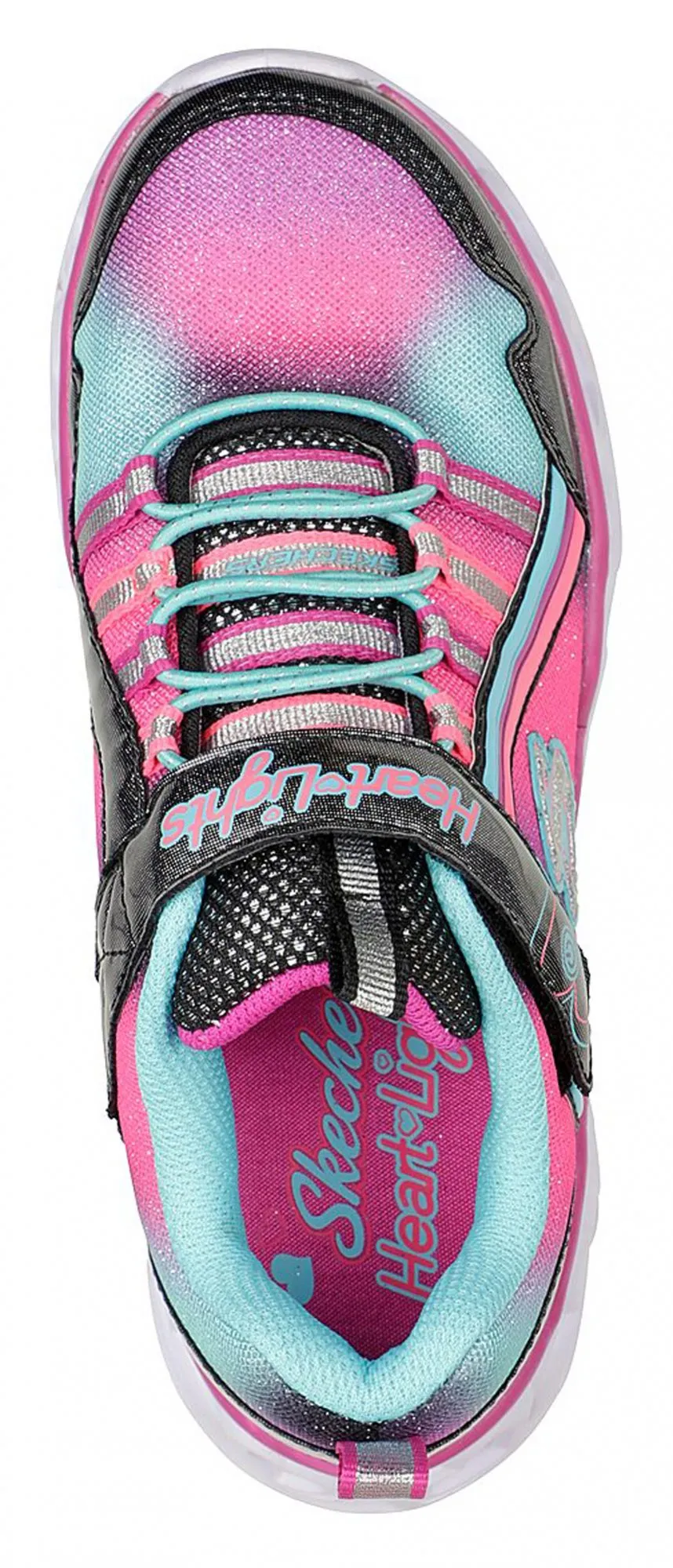 Skechers S Lights: Heart Lights - Rainbow Lux