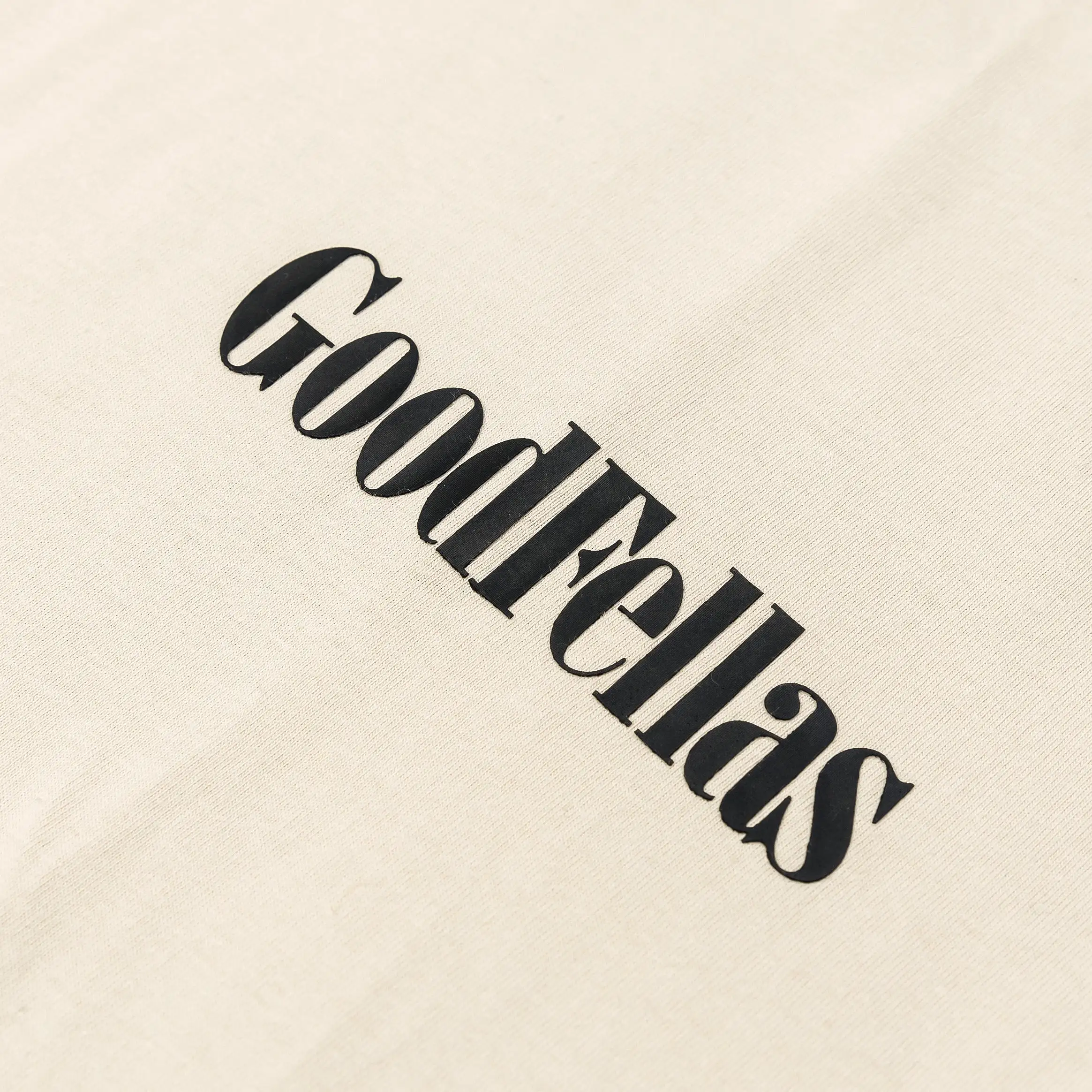 SP x Goodfellas Crime Mens Short Sleeve Shirt (Beige/Black)