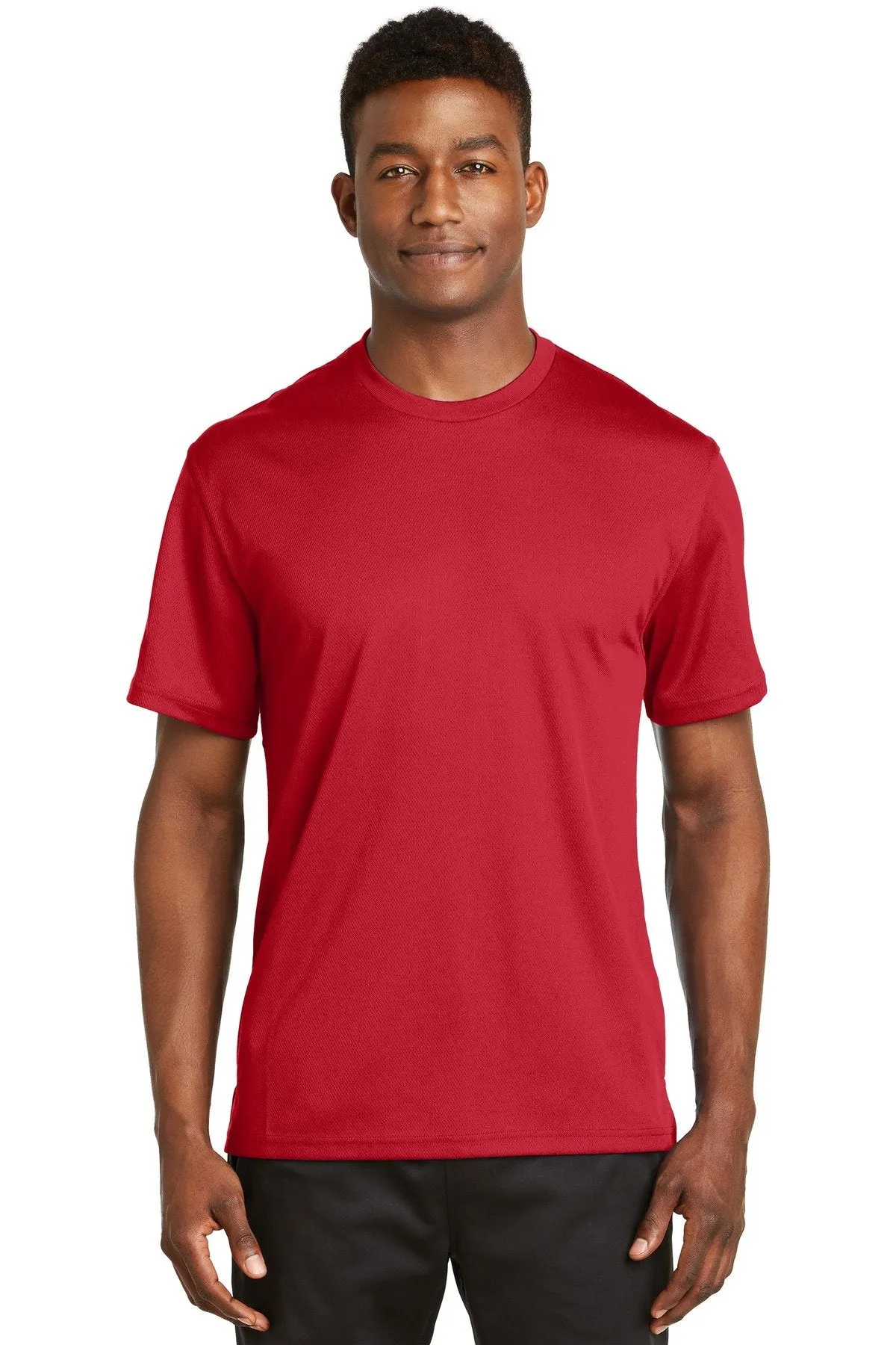 Sport-Tek Dri-Mesh Short Sleeve T-Shirt K468 Red