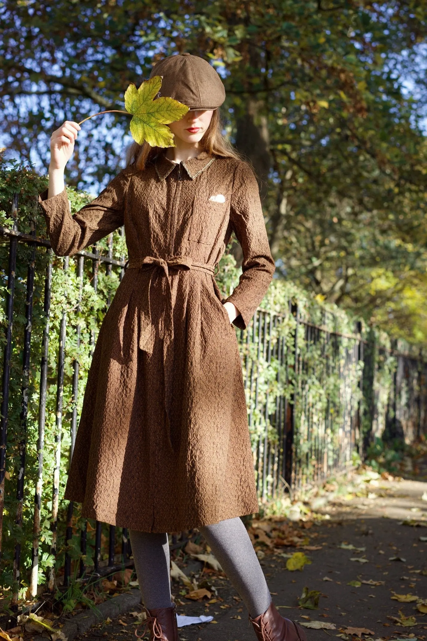 Squirrel Expedition Coat Dress