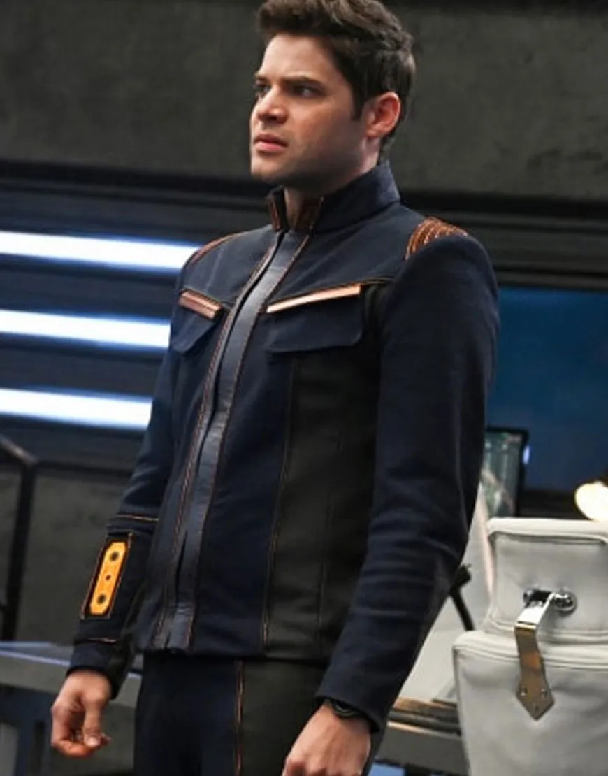 Supergirl S05 Winn Schott Jacket | Jeremy Jordan Blue Jacket | 35% OFF