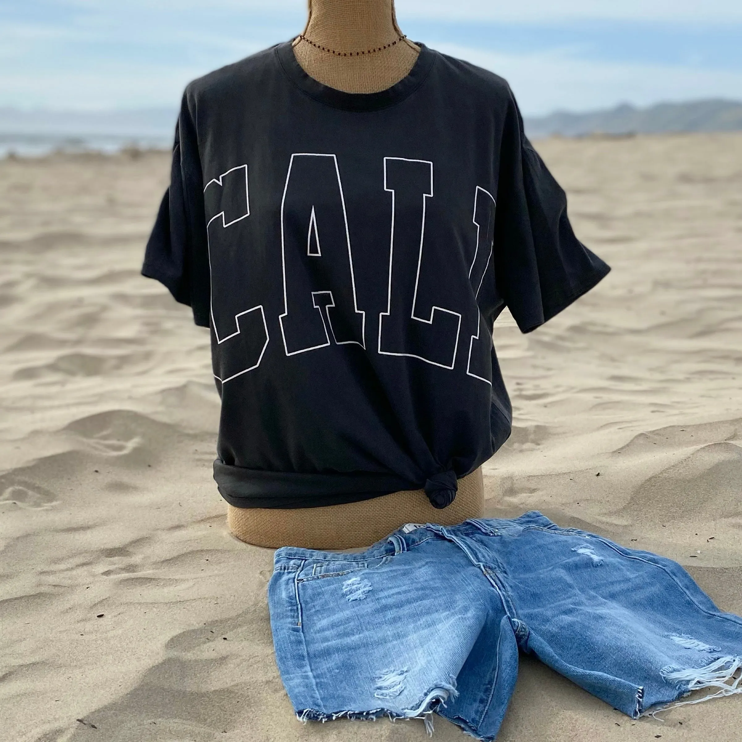 Take Me To Cali Graphic Print Tee