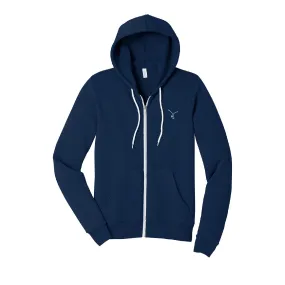 TATO'S Mens Max Comfort Zip Up Navy Blue