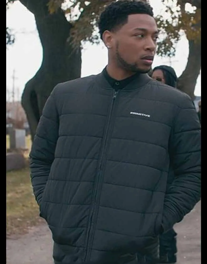 The Chi Jacob Latimore Jacket | Emmett Washington Black Jacket