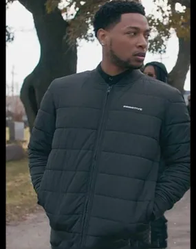 The Chi Jacob Latimore Jacket | Emmett Washington Black Jacket