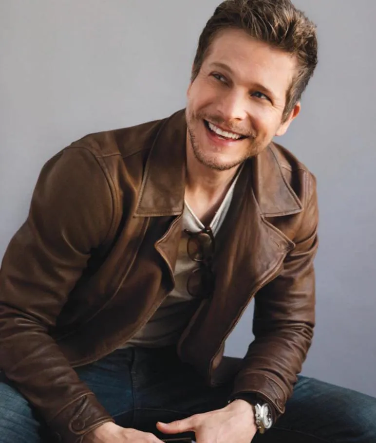 The Resident Matt Czuchry Leather Jacket - Conrad Hawkins Jacket