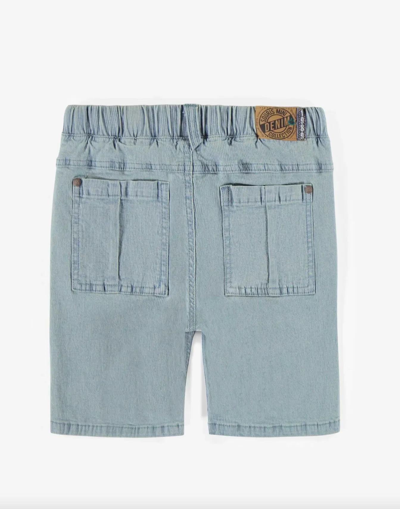 The Travis Railroad Denim Shorts - KIDS