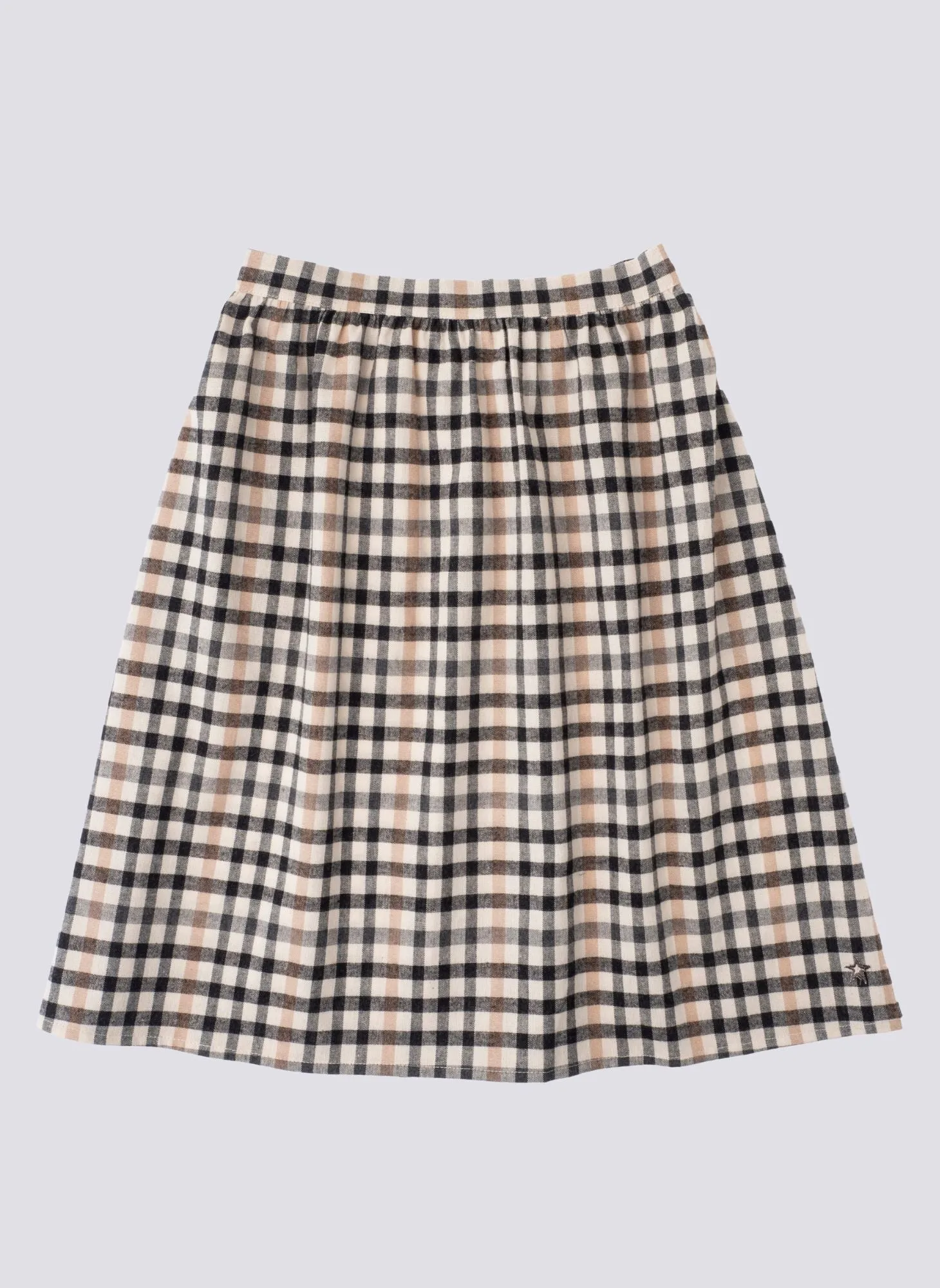 tocoto vintage Lumberjack Check Midi Skirt