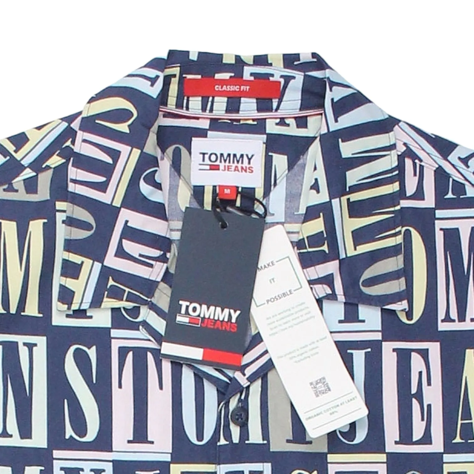 Tommy Jeans Blue Graphic Logo Shirt