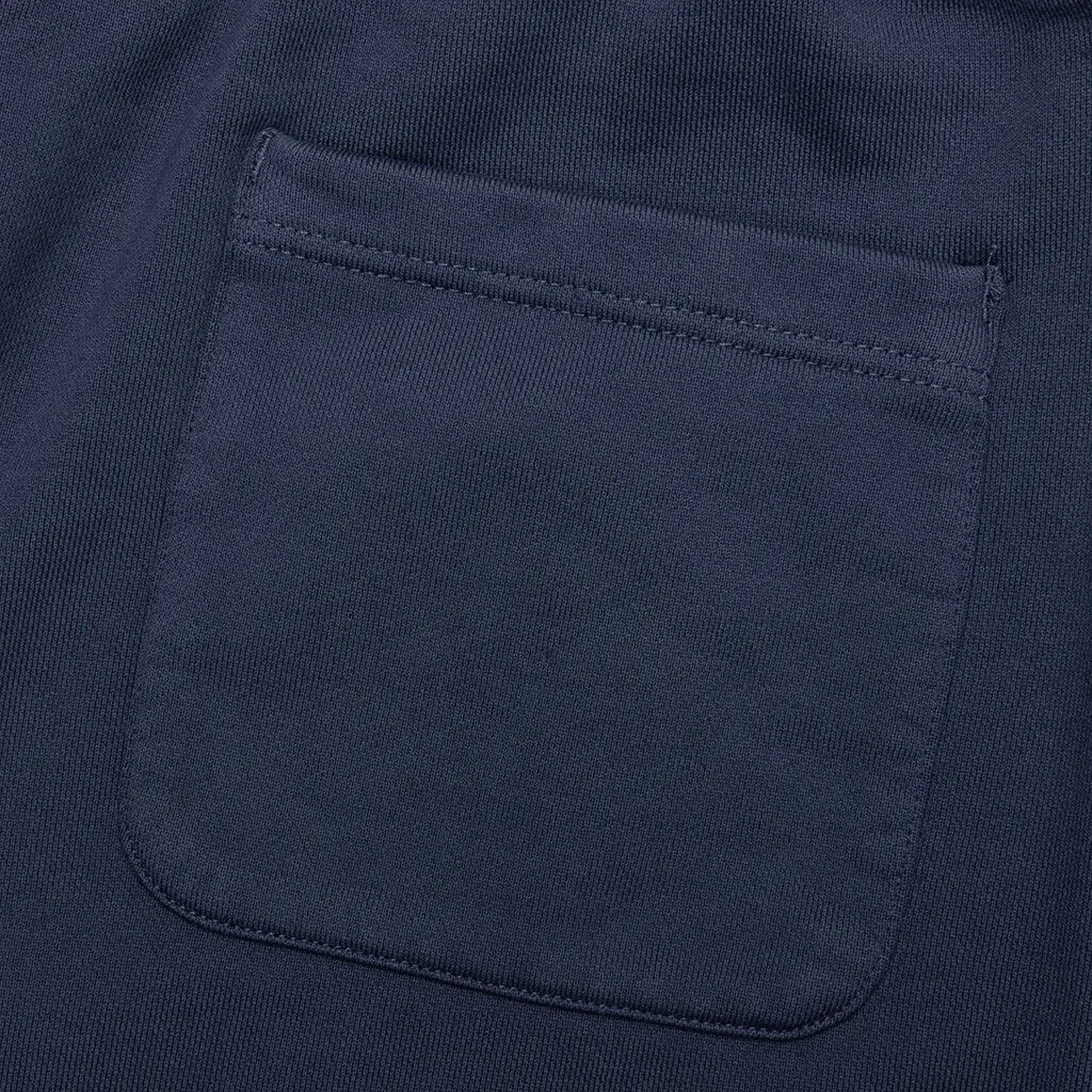 Unavailable Sweat Short - Navy Blue