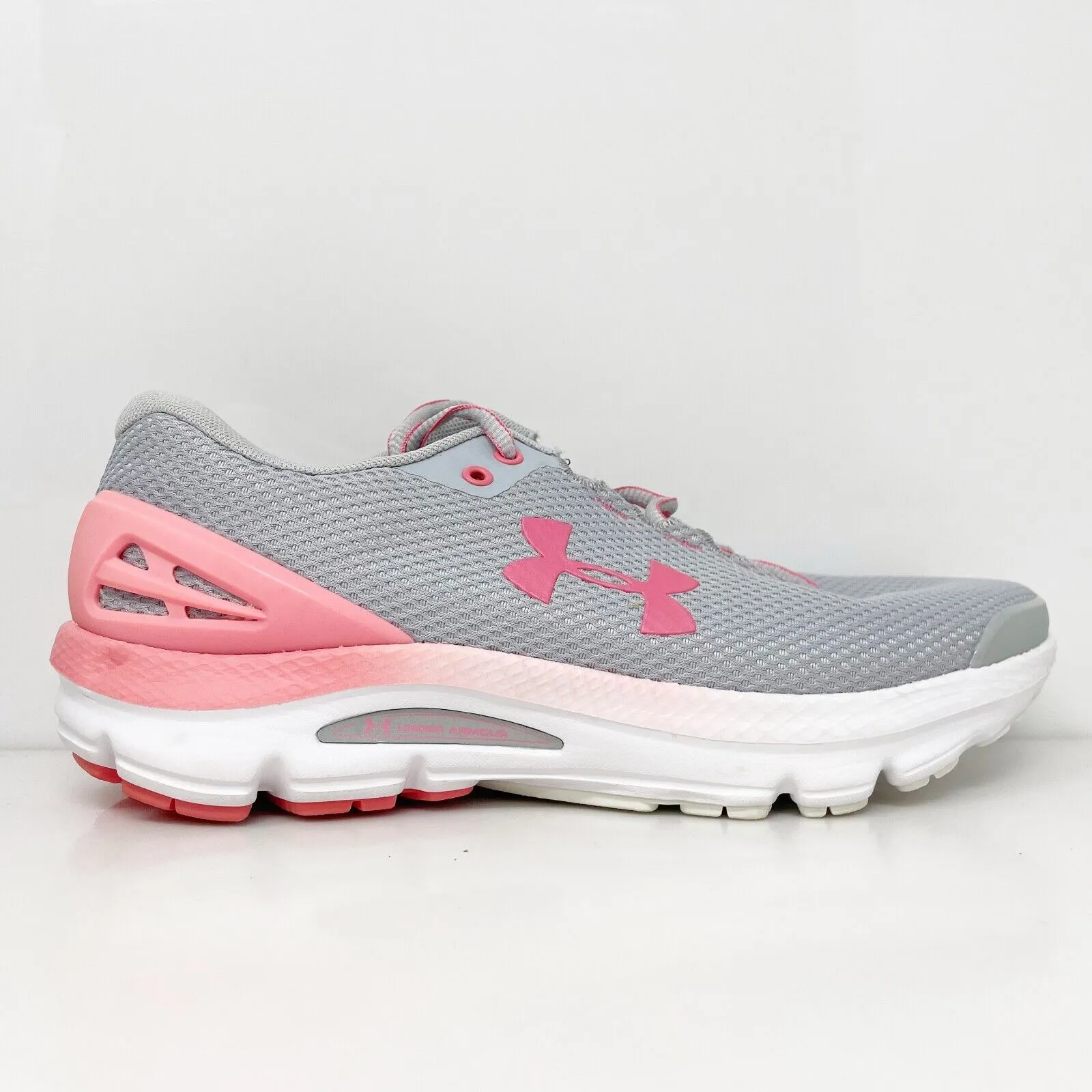 Under Armour Womens Charged Gemini 3023277-104 Gray Running Shoes Sneaker Sz 8.5