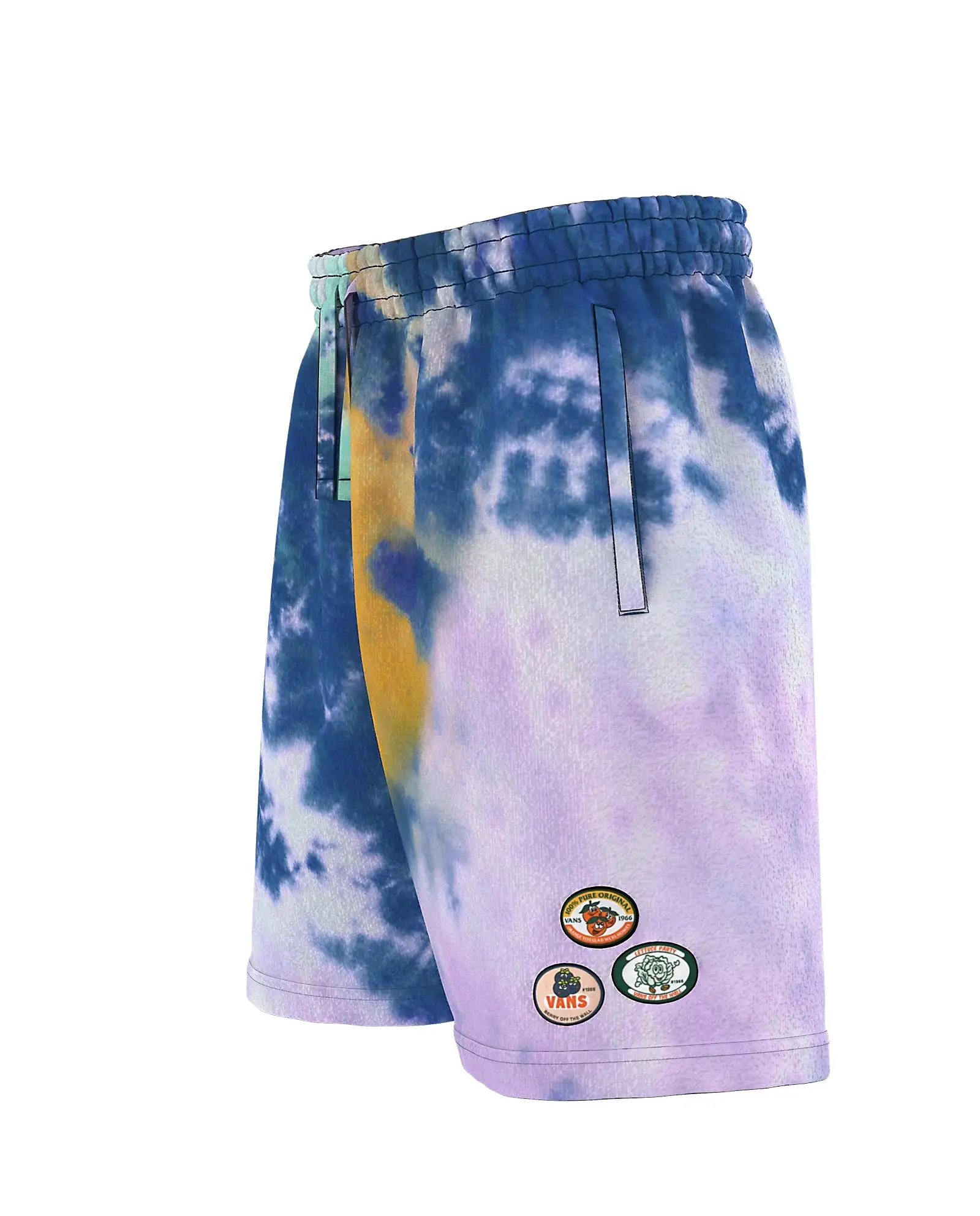 Vans Fruit Stickers Sweat Short Tie Dye