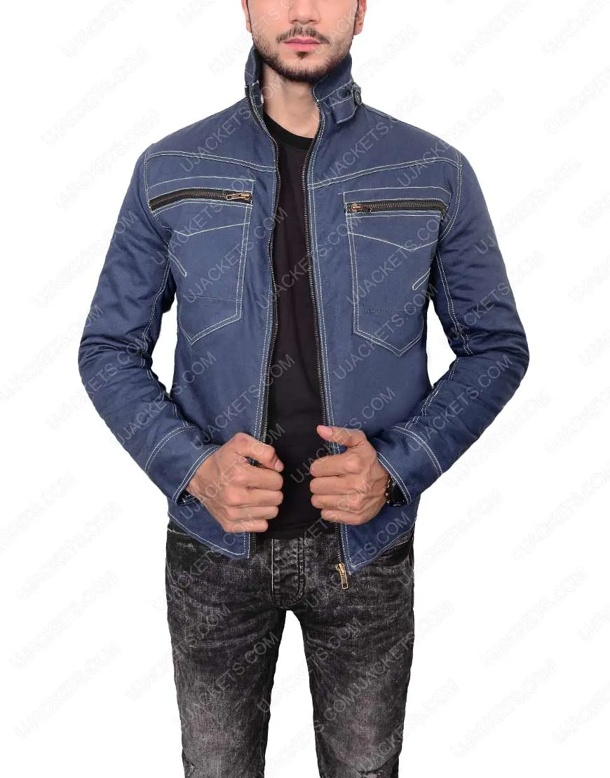 Vincent Keller Jacket - Jay Ryan Beauty And The Beast Blue Jacket