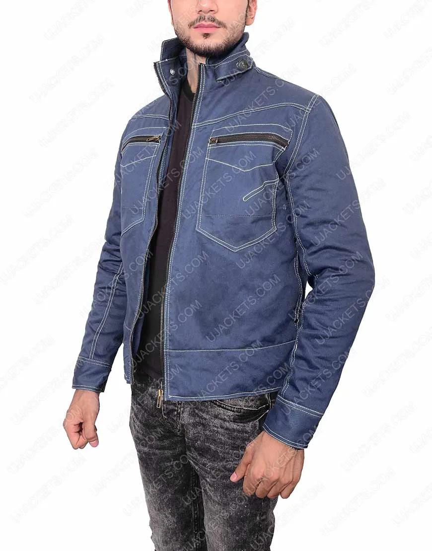 Vincent Keller Jacket - Jay Ryan Beauty And The Beast Blue Jacket