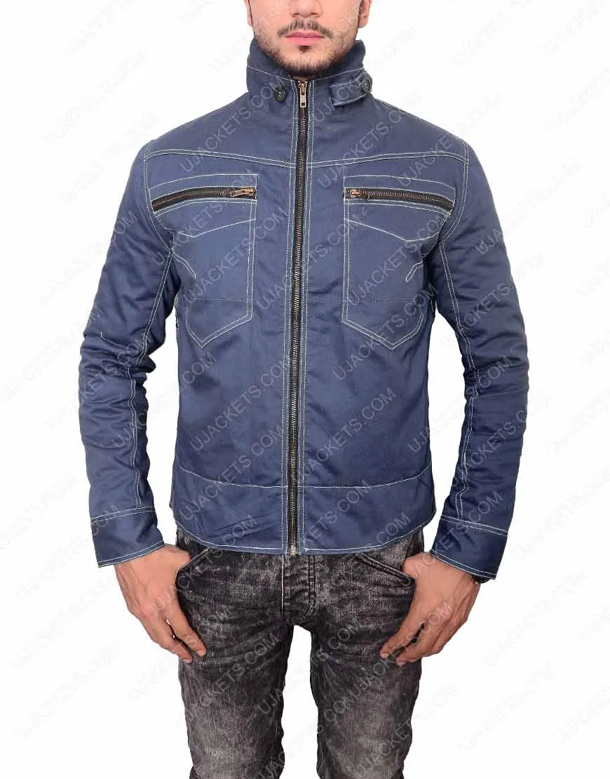 Vincent Keller Jacket - Jay Ryan Beauty And The Beast Blue Jacket