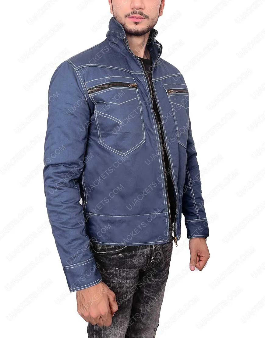 Vincent Keller Jacket - Jay Ryan Beauty And The Beast Blue Jacket