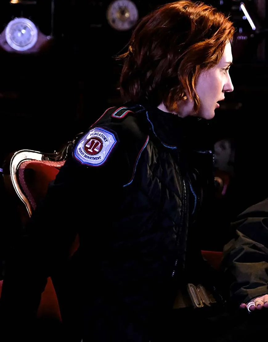 Waverly Earp Wynonna Earp S04 Jacket | Dominique Black Leather Jacket