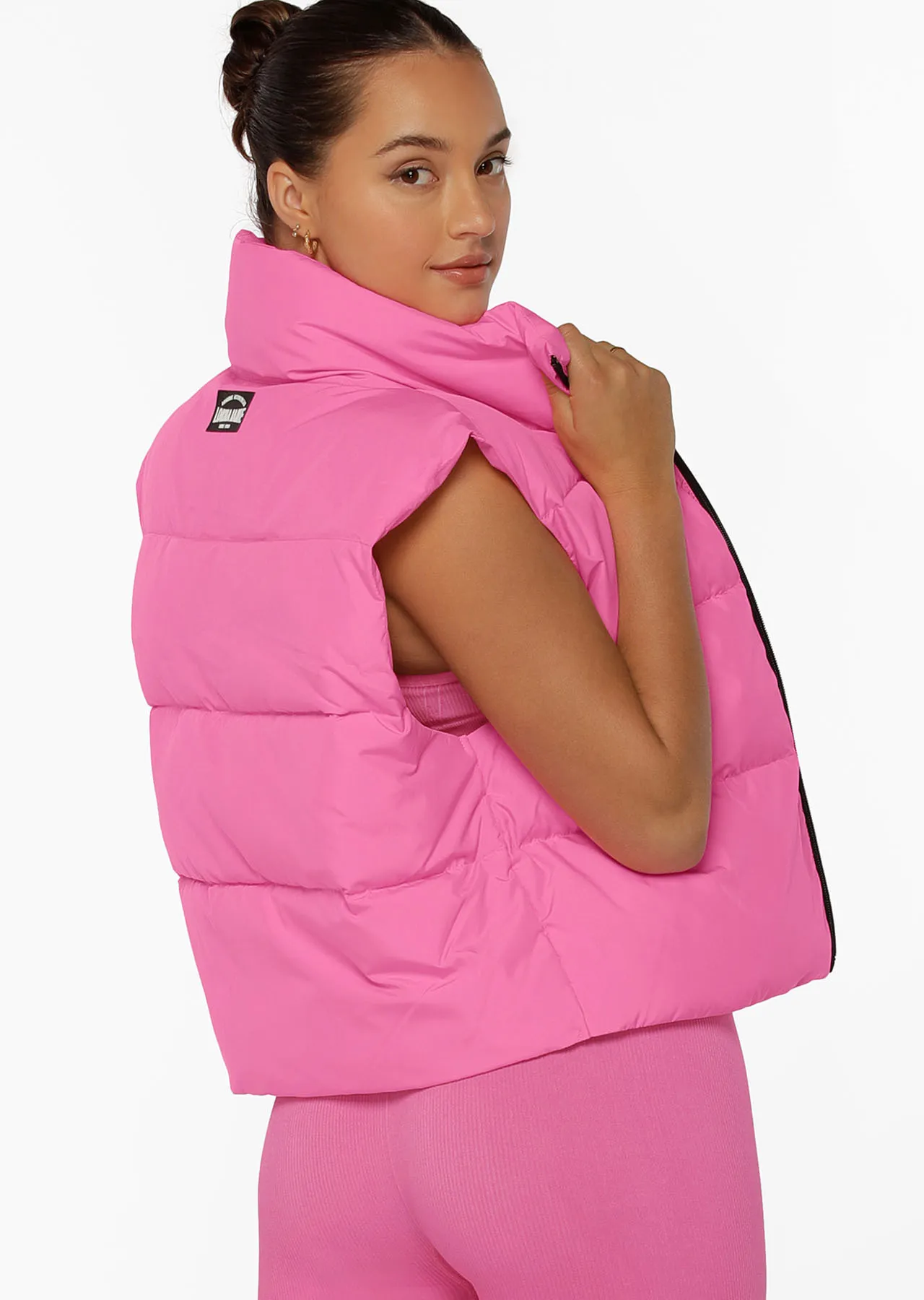 Weightless Puffer Vest | Pink | Jackets, Hoodies and Sweats | Lorna Jane New Zealand