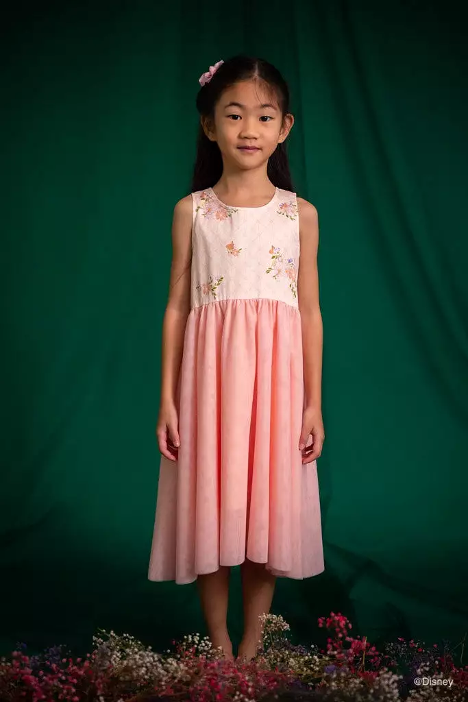 Willow Dress - Pink Princess Daisies