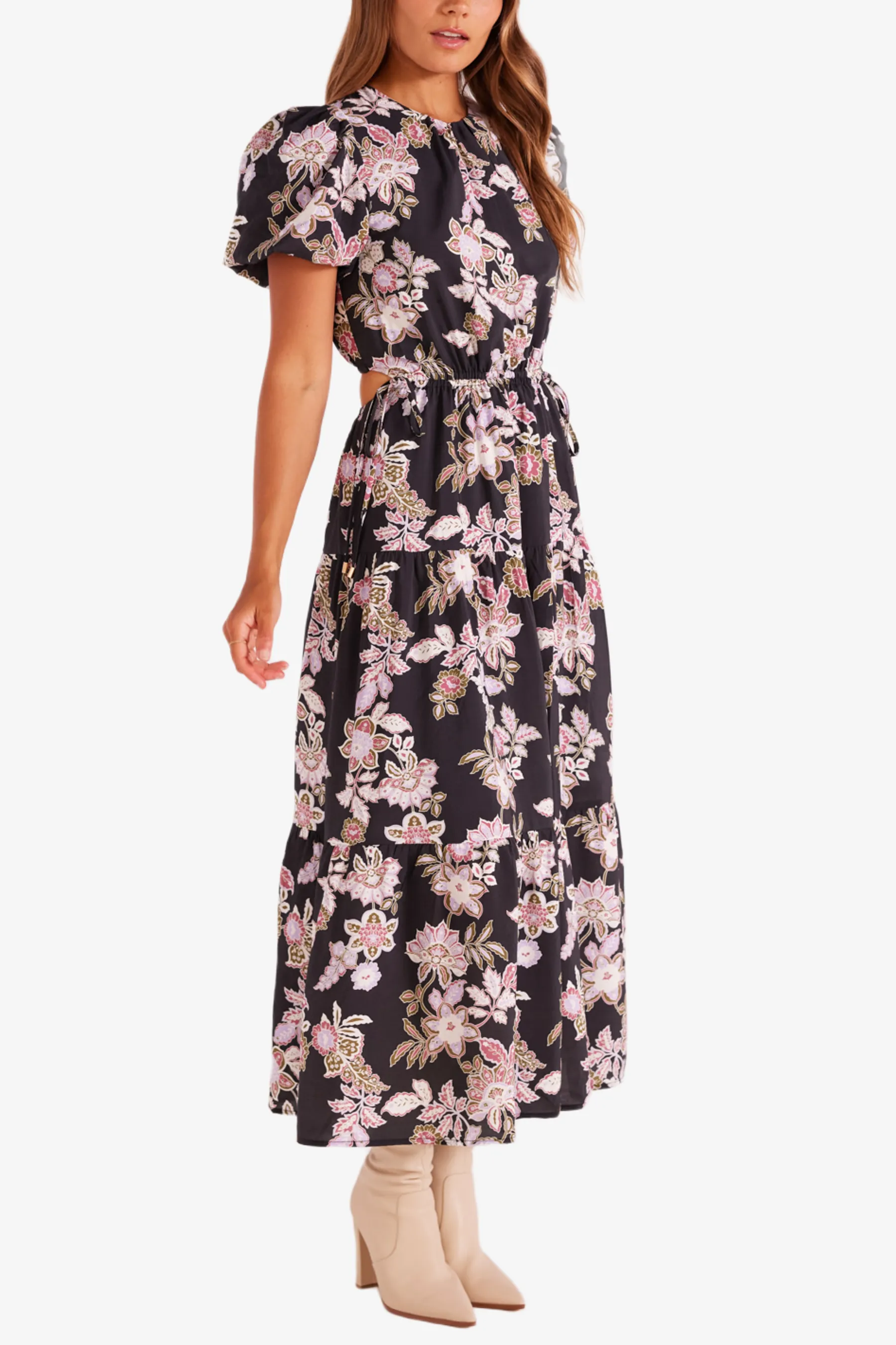 Willow Floral Tiered Dress