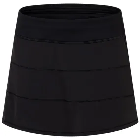 Womens Pace Rival Mid Rise 14 Inch Skirt Black - SS24