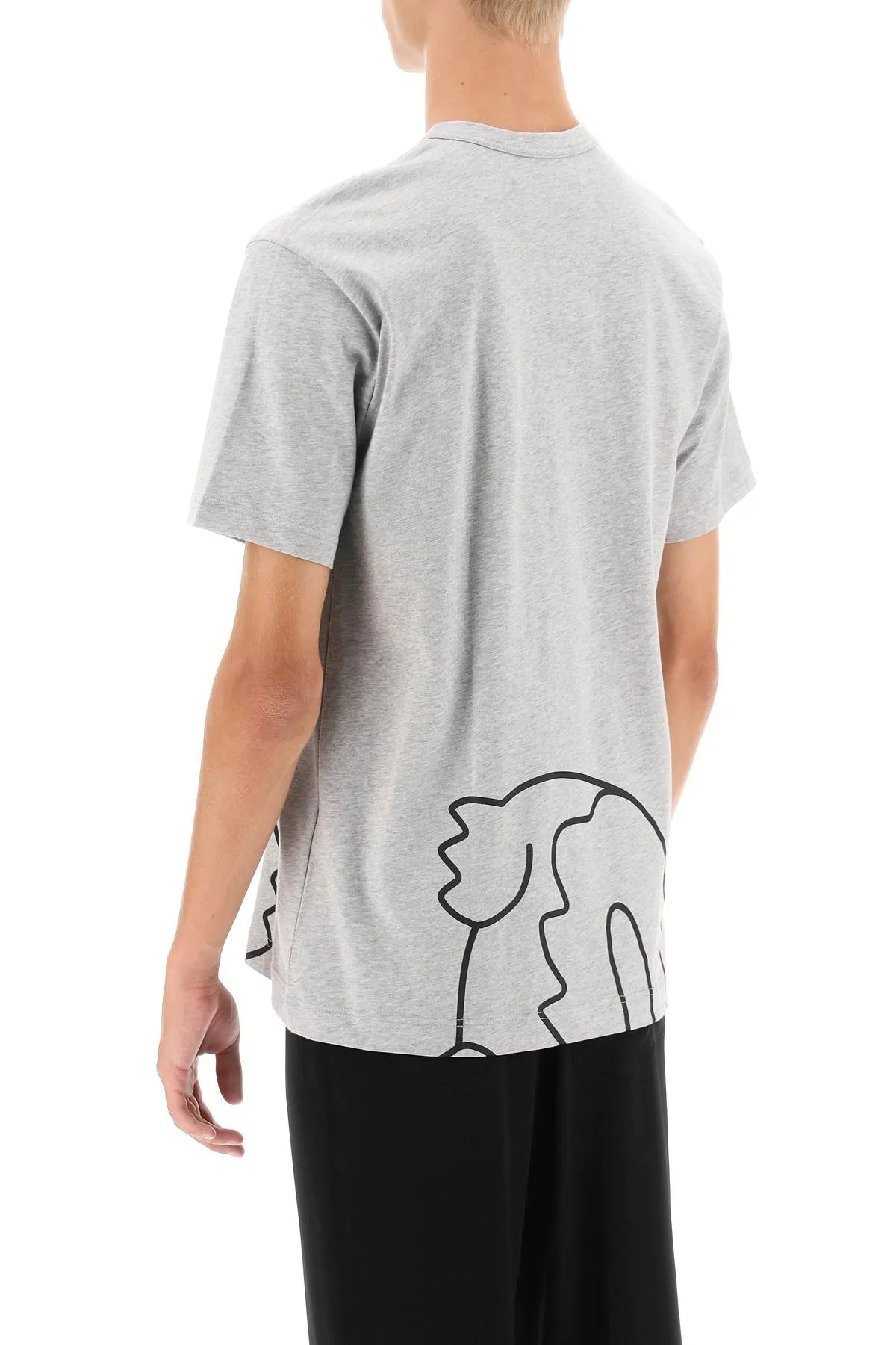 X Lacoste T Shirt With Graphic Print