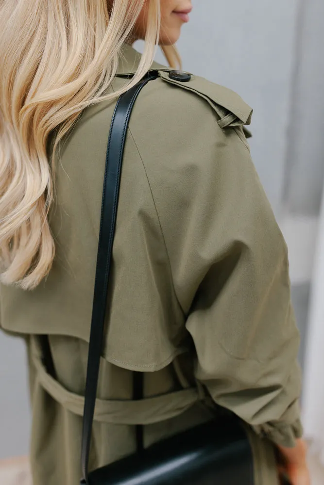 Zae Trench Coat - Khaki