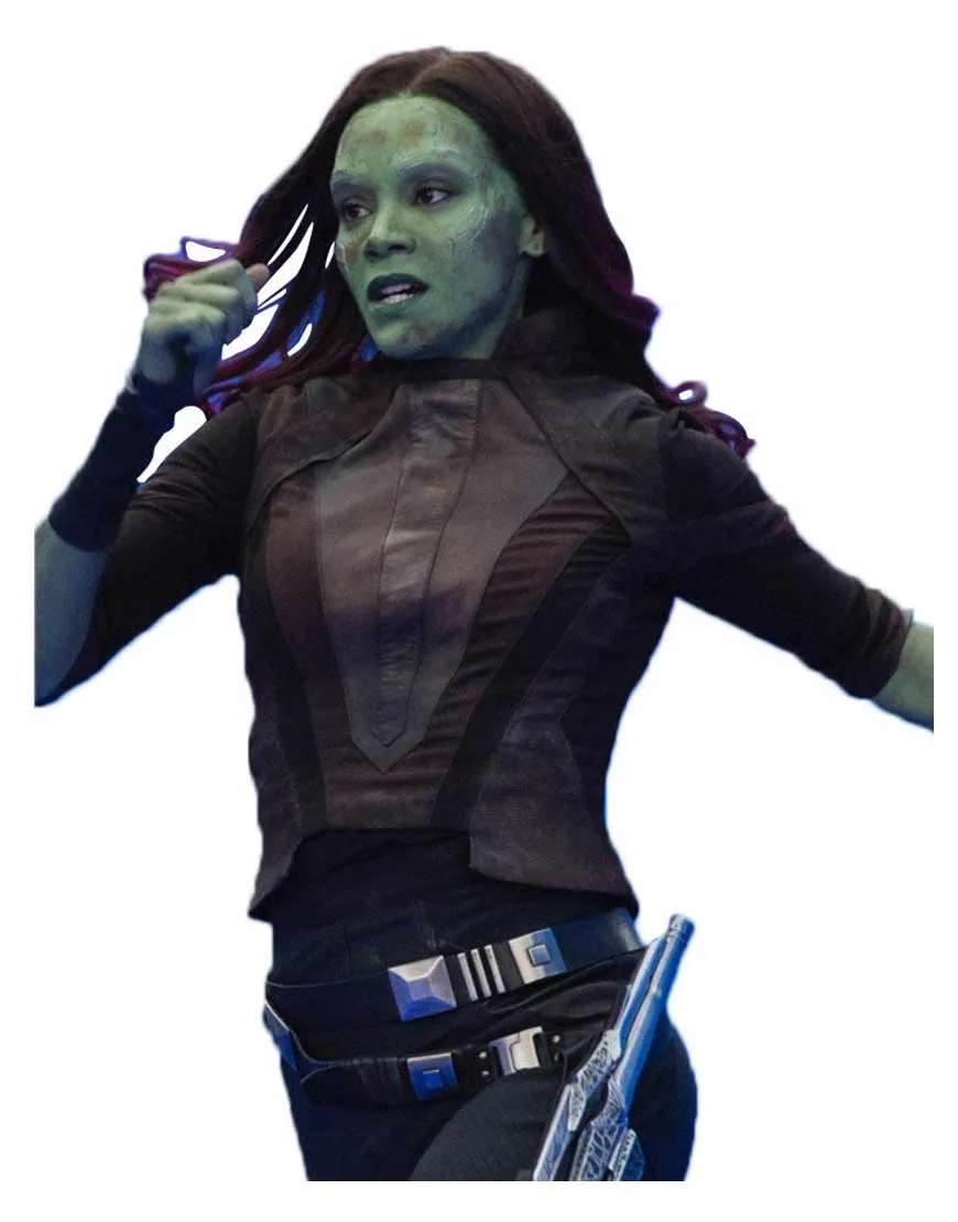 Zoe Saldana Guardians of The Galaxy 2 Gamora Jacket - UJackets